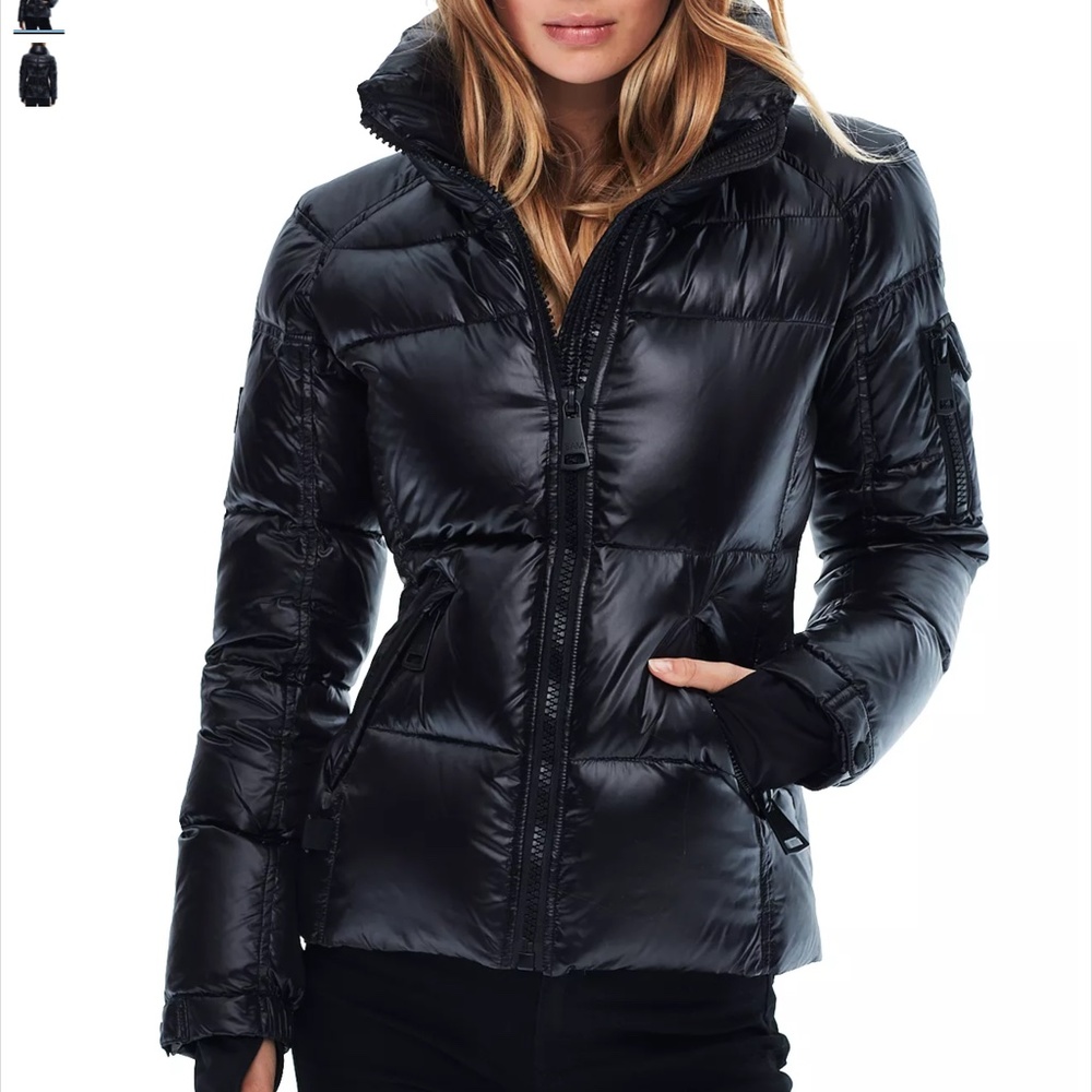 SAM. Freestyle Puffer Down Coat Jacket Jet Black